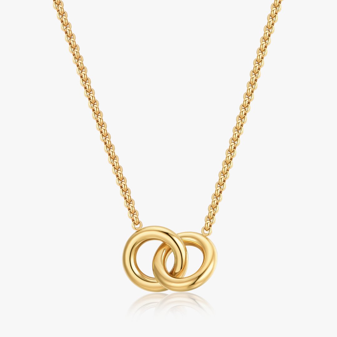 Twin Souls Necklace in Gold - Flaire & Co.