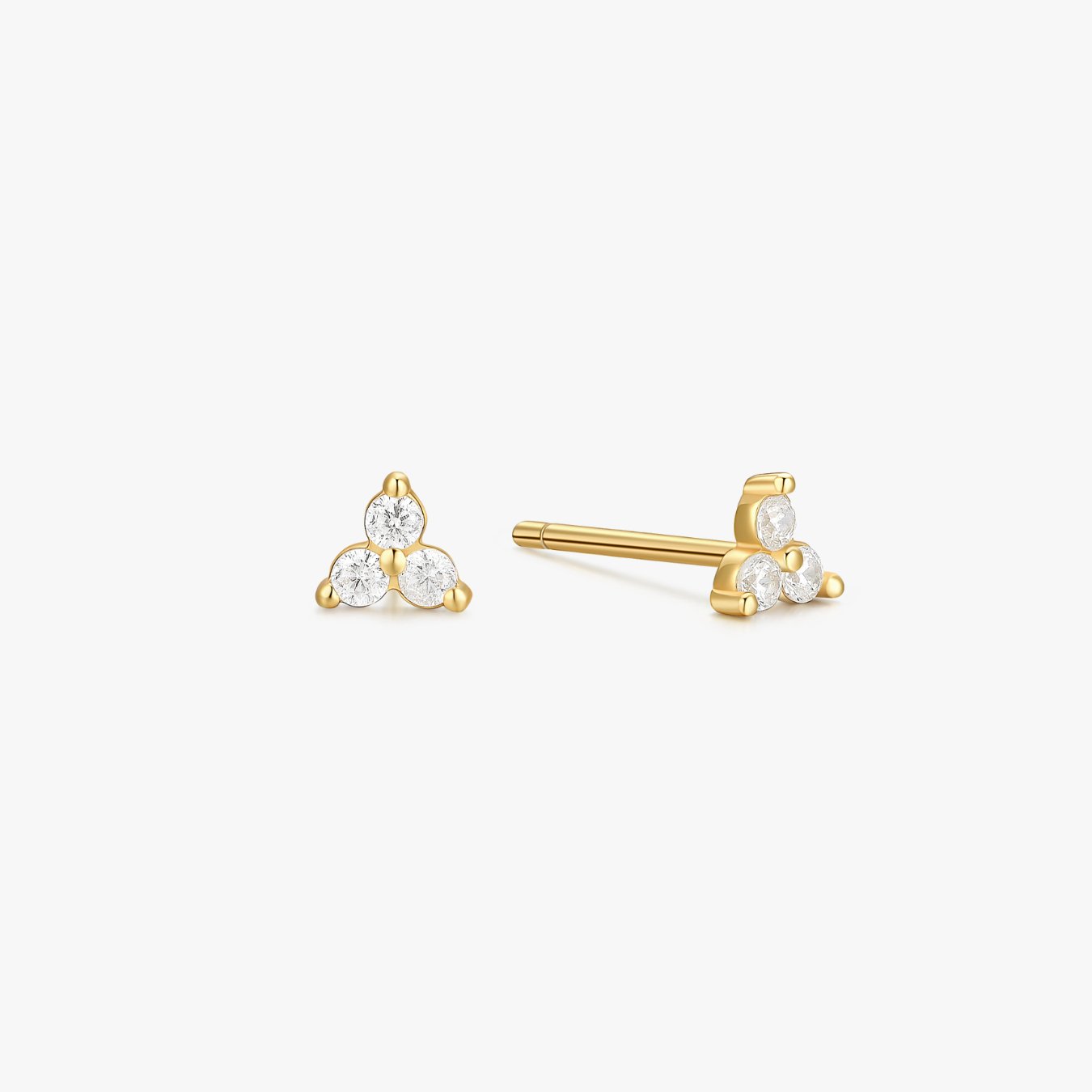 Twinkle Sterling Studs in Gold - Flaire & Co.