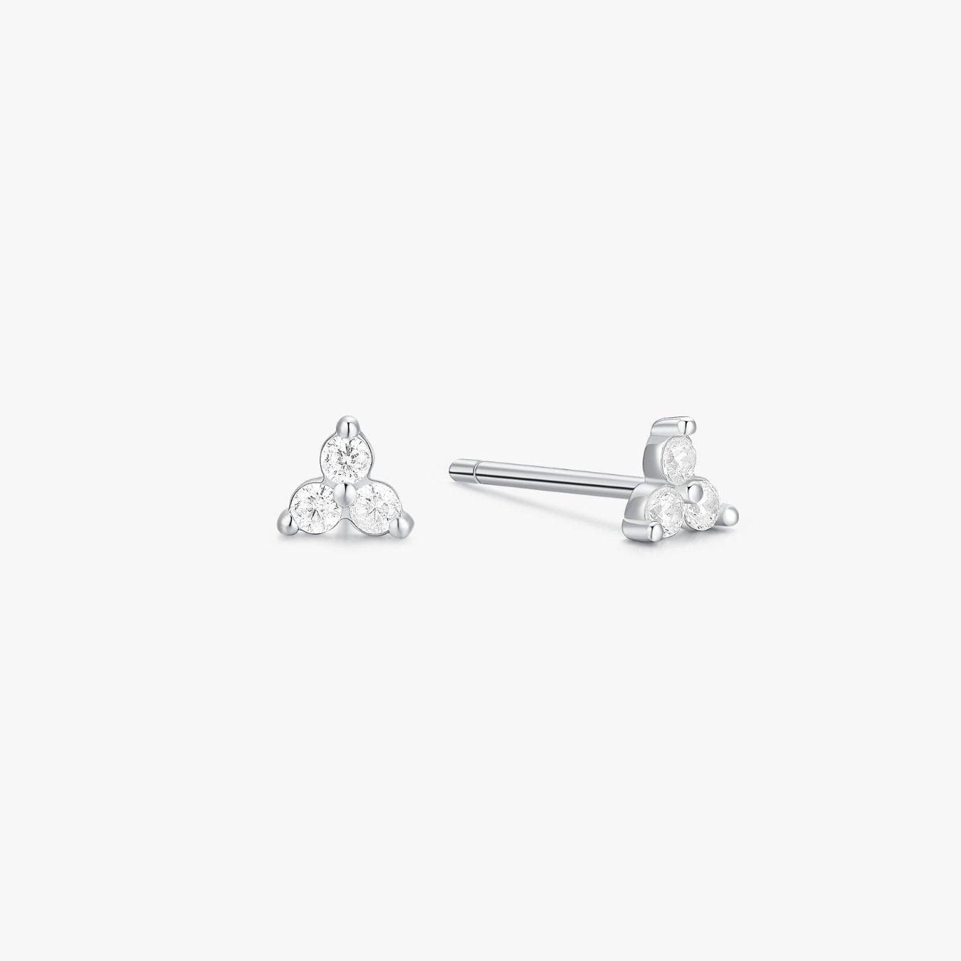 Twinkle Sterling Studs in Silver - Flaire & Co.