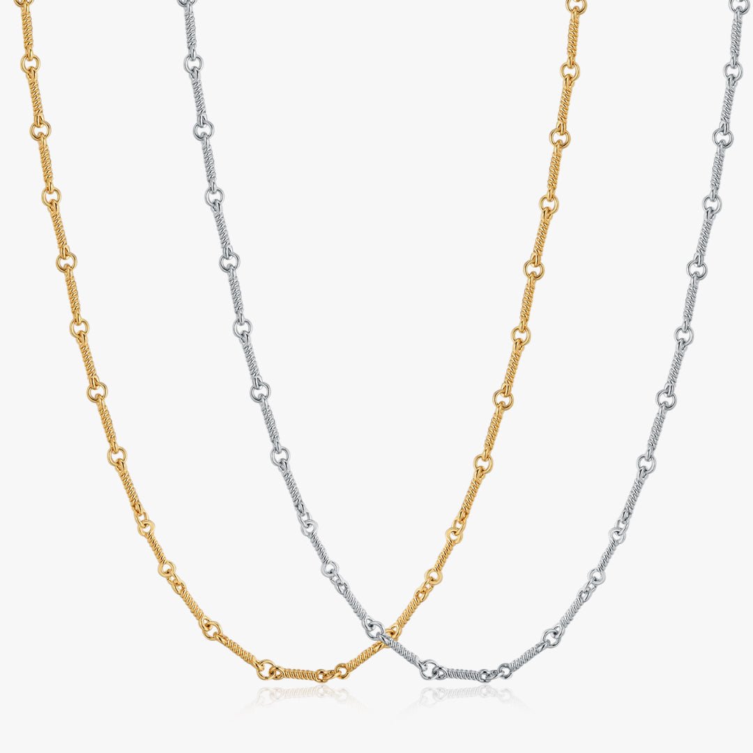 Twisted Chain Necklace - Flaire & Co.