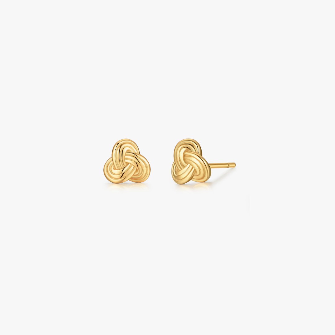 Twisted Knot Studs (Greek Inspired Collection) - Flaire & Co.
