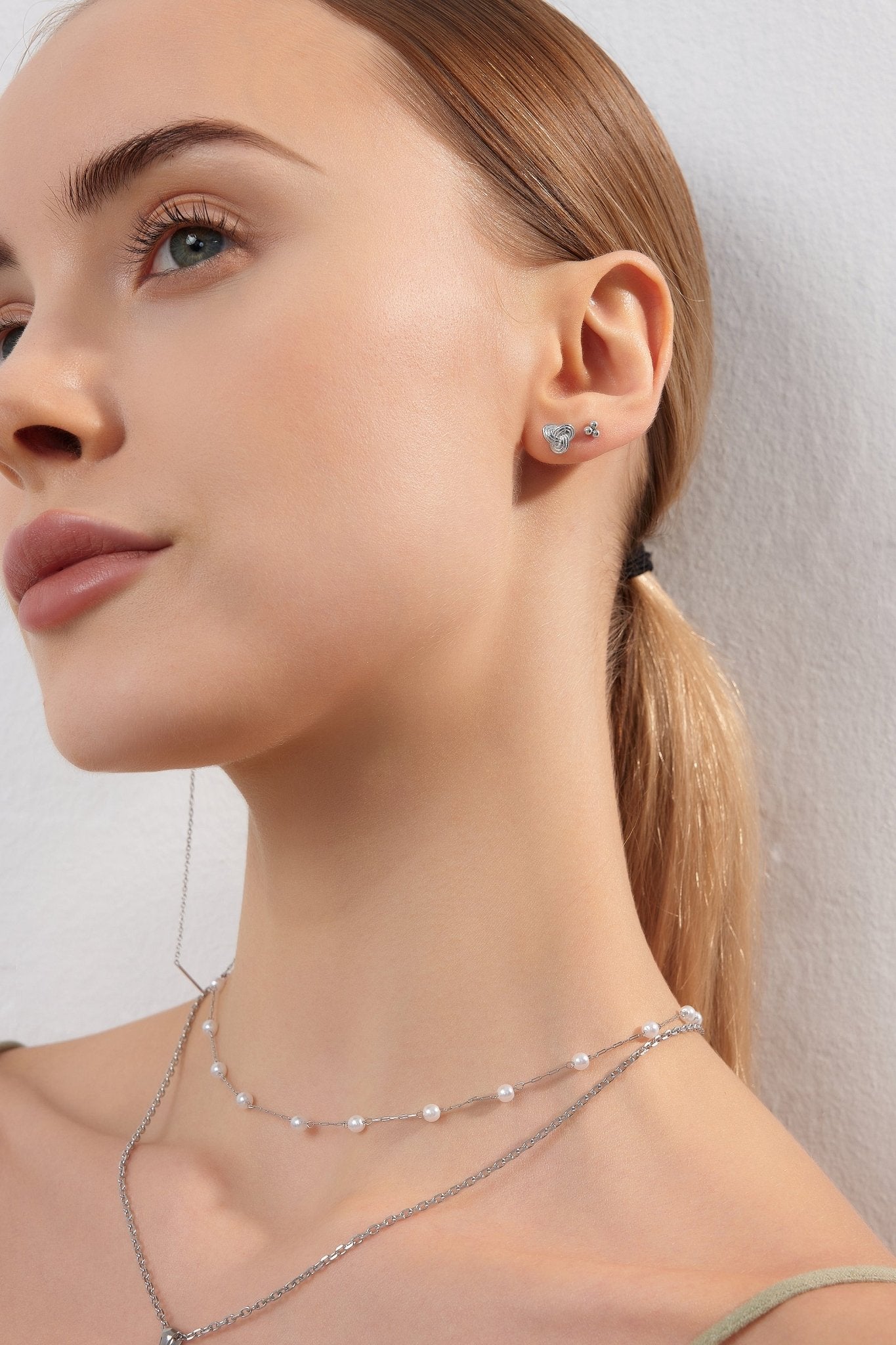 Twisted Knot Studs (Greek Inspired Collection) - Flaire & Co.
