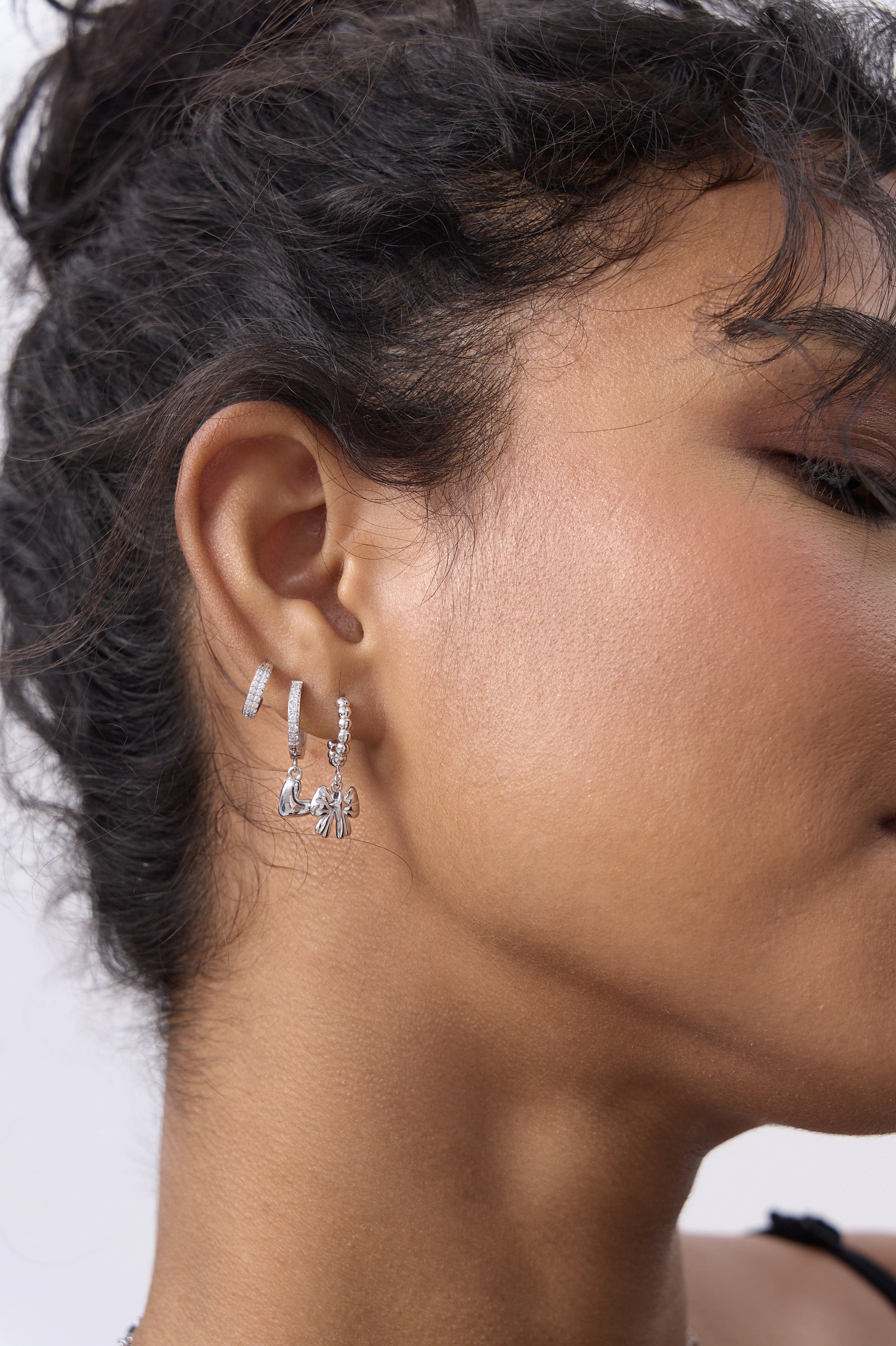 Rosette Bow Earrings