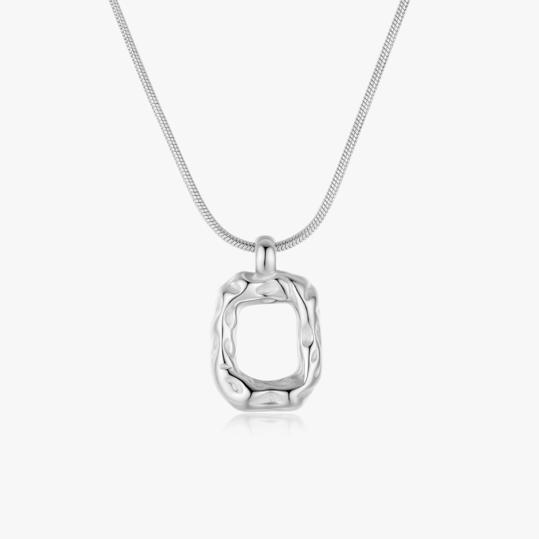 Heidi Organic Rectangle Pendant