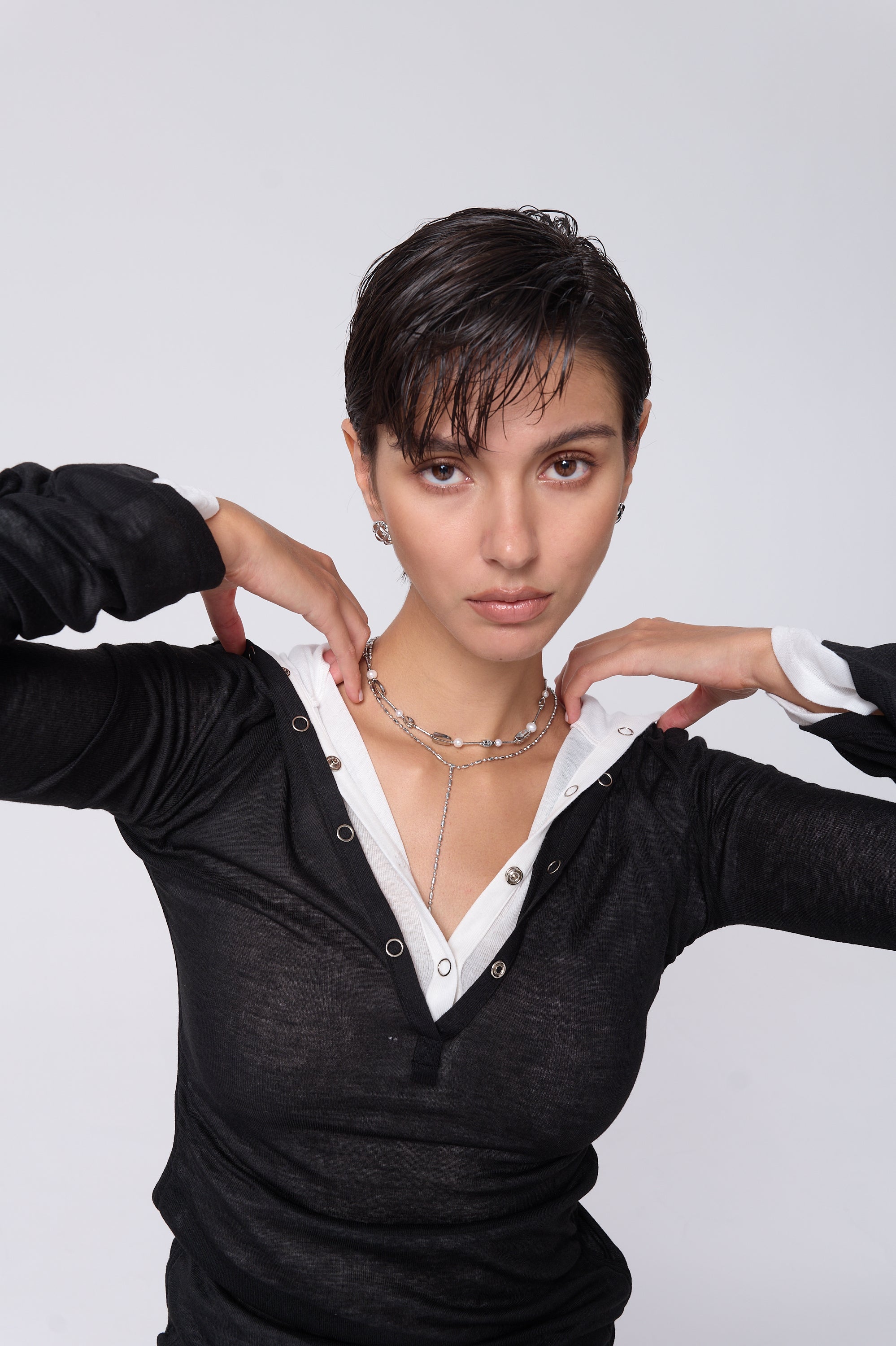 Victoria Chain Lariat Necklace