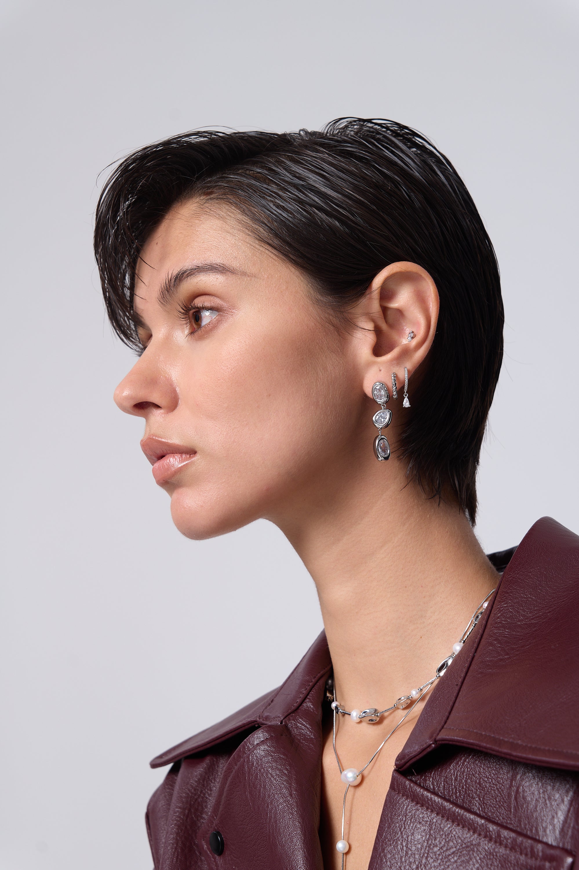 Lauren Multi Gem Drop Earrings