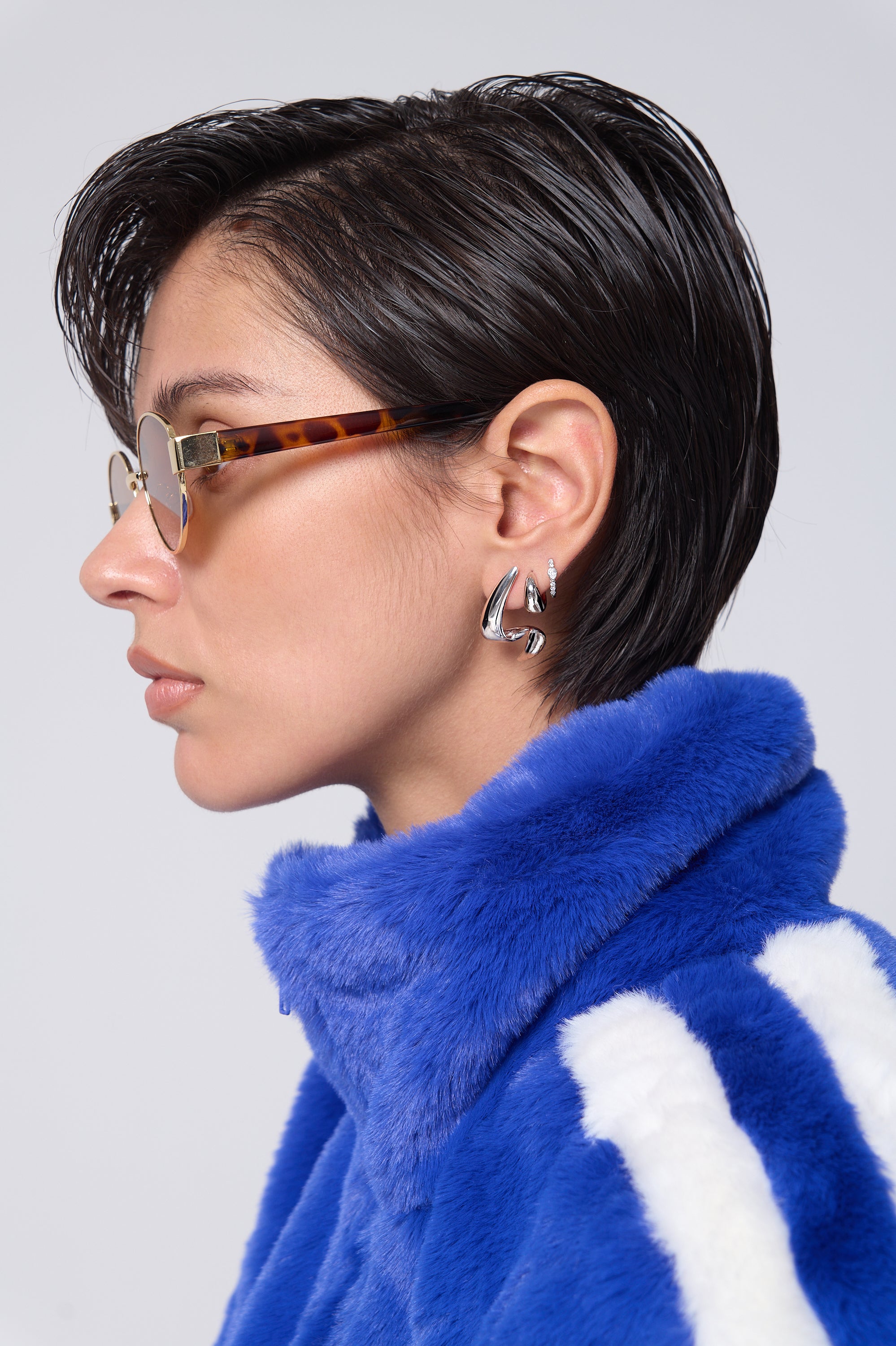 Celine Bold Wave Earrings