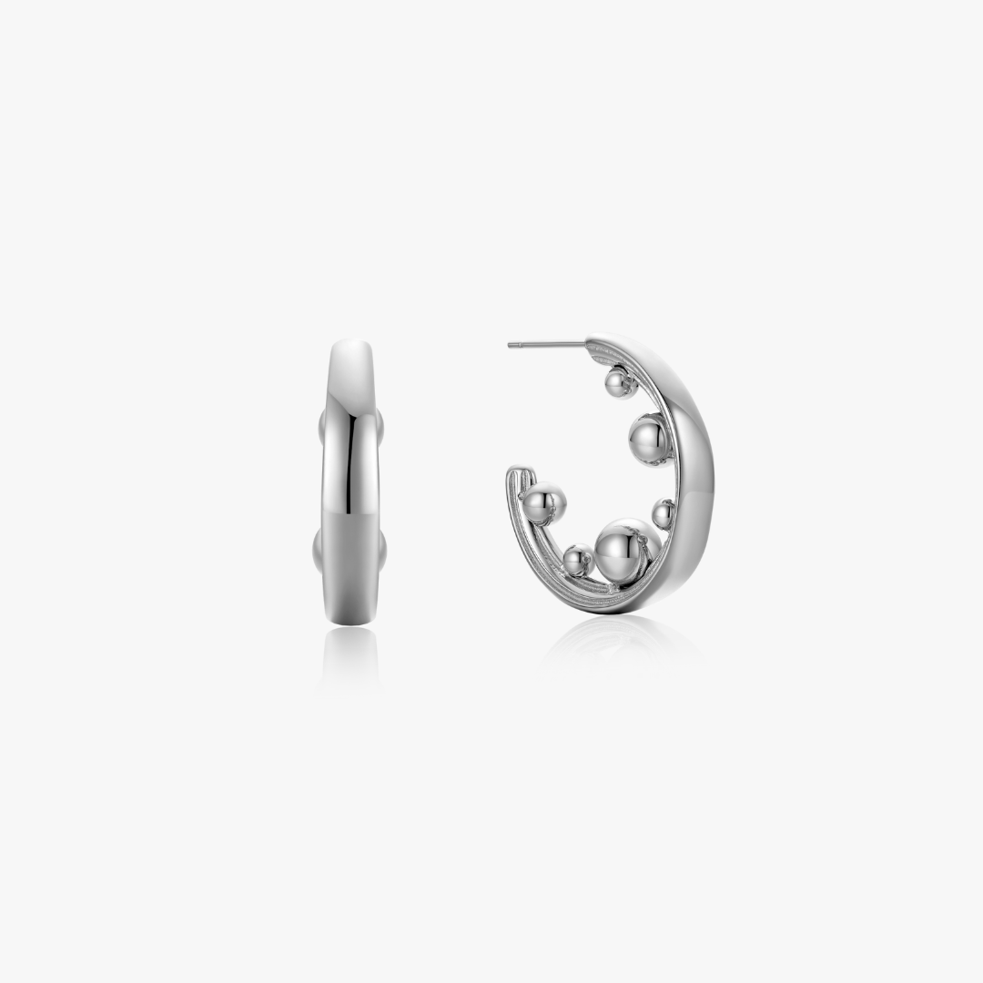 Mira Bold Sphere Hoops