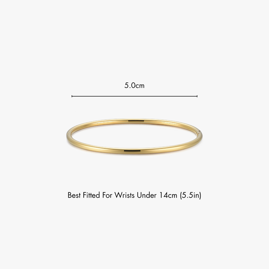 Thin Simple Stacker Cuff Bangle