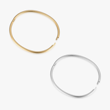 Thin Simple Stacker Cuff Bangle