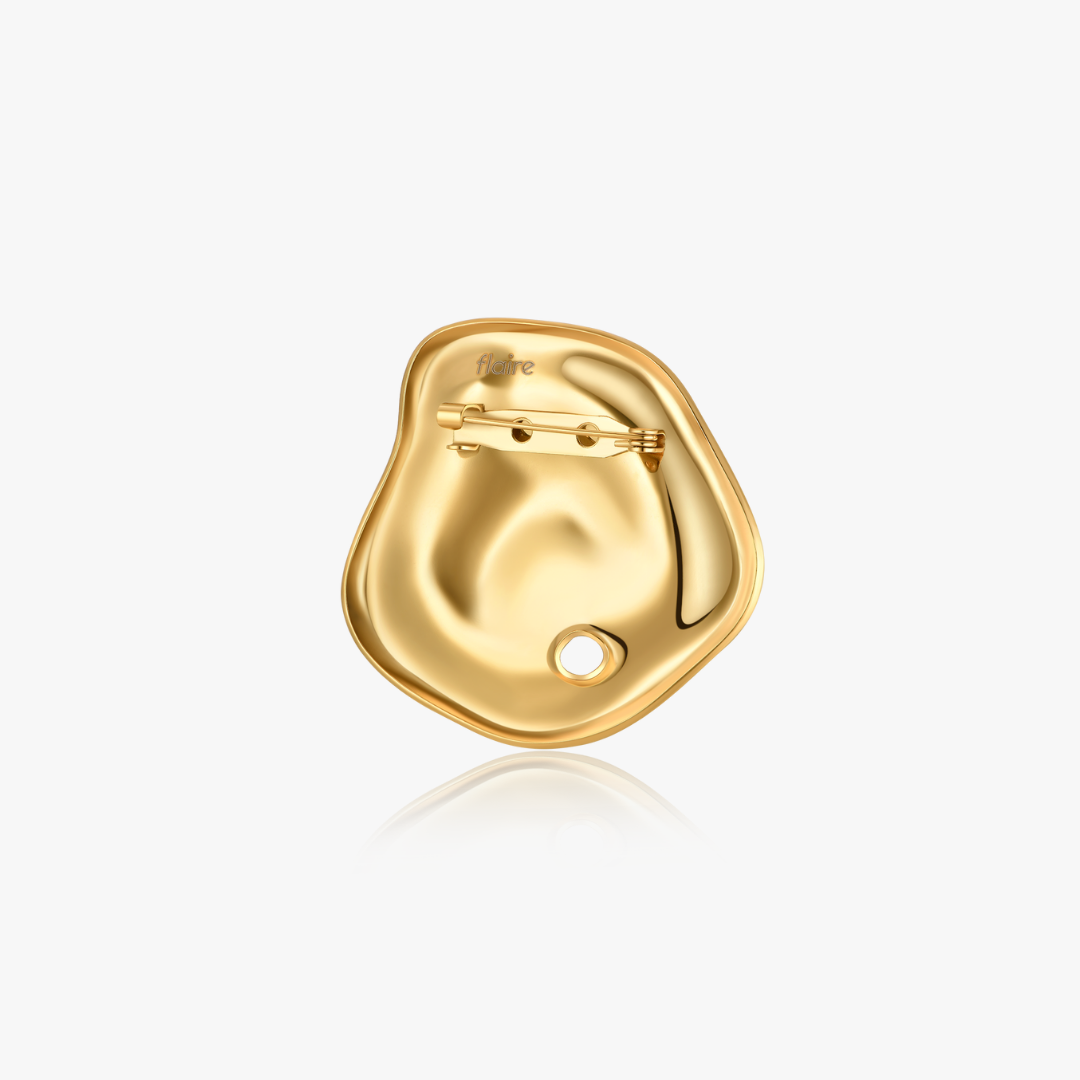 Organic Blob Brooch