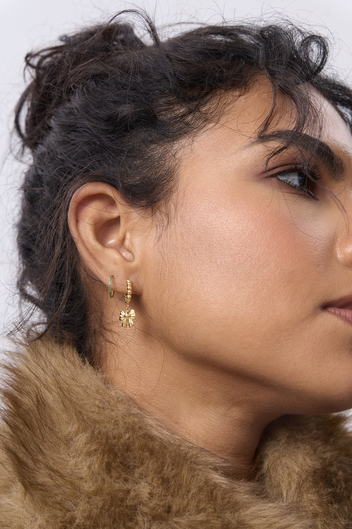 Rosette Bow Earrings