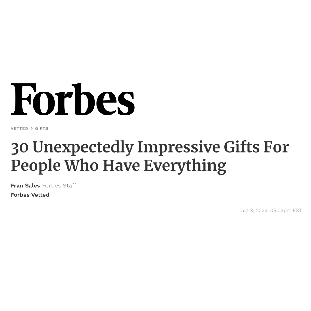 Forbes Fashion Vetted Gifts Jewelry 30 Unexpectedly Impressive gifts for people who have everything by Fran Sales