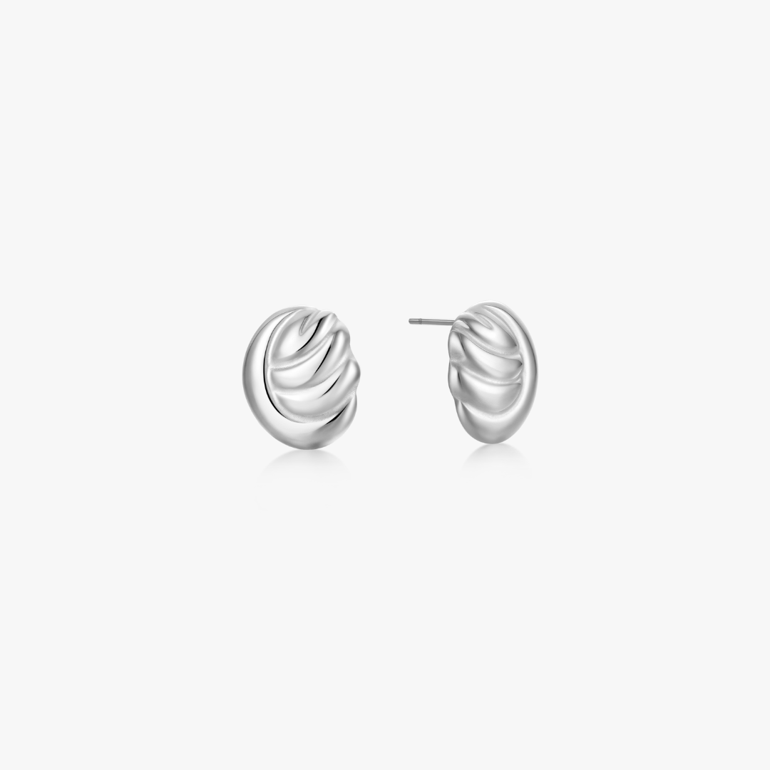 Norah Wave Stud Earrings