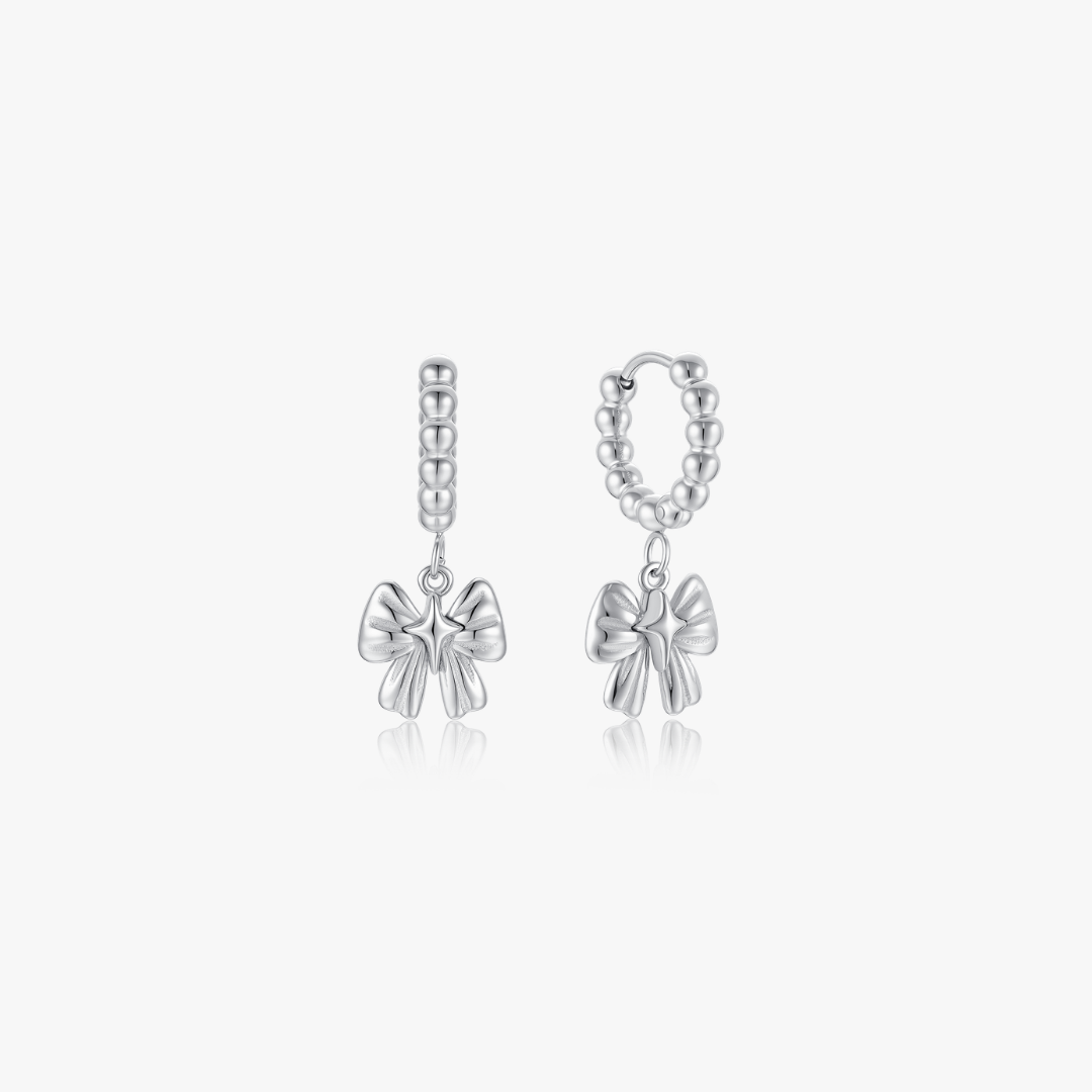 Rosette Bow Earrings