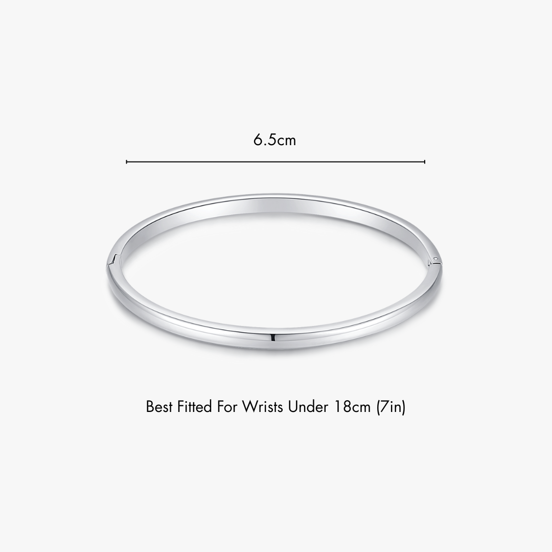 Simple Stacker Cuff Bangle Bracelet