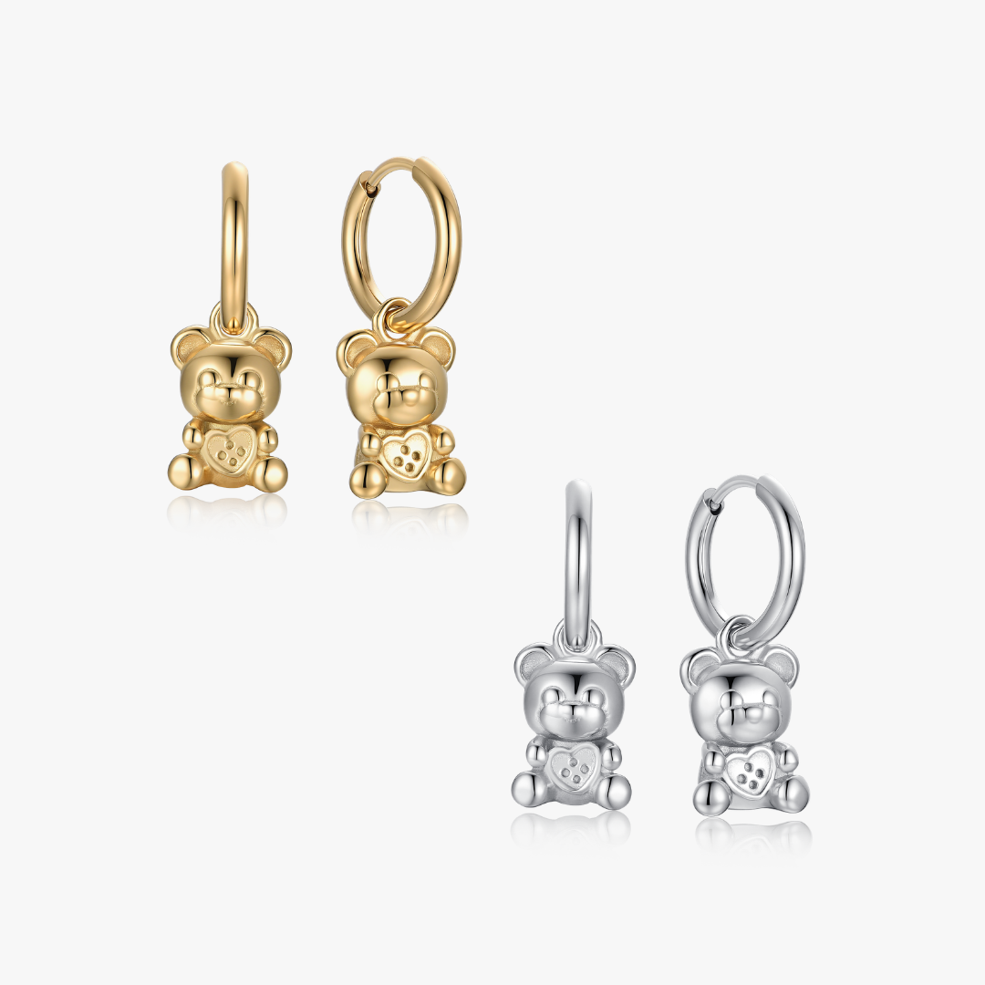 Snuggle Bear Earrings