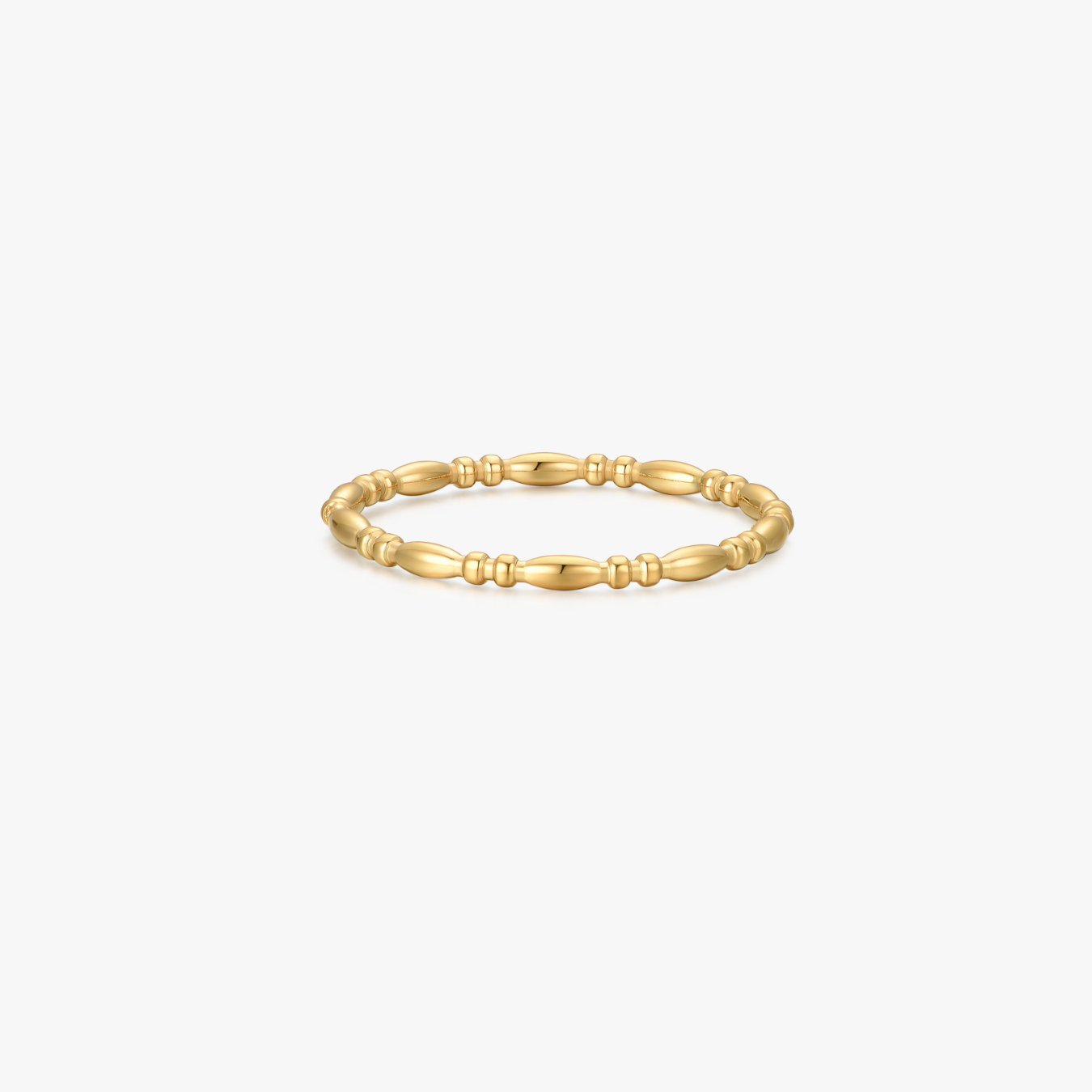 Adina Beaded Ring in Gold - Flaire & Co.