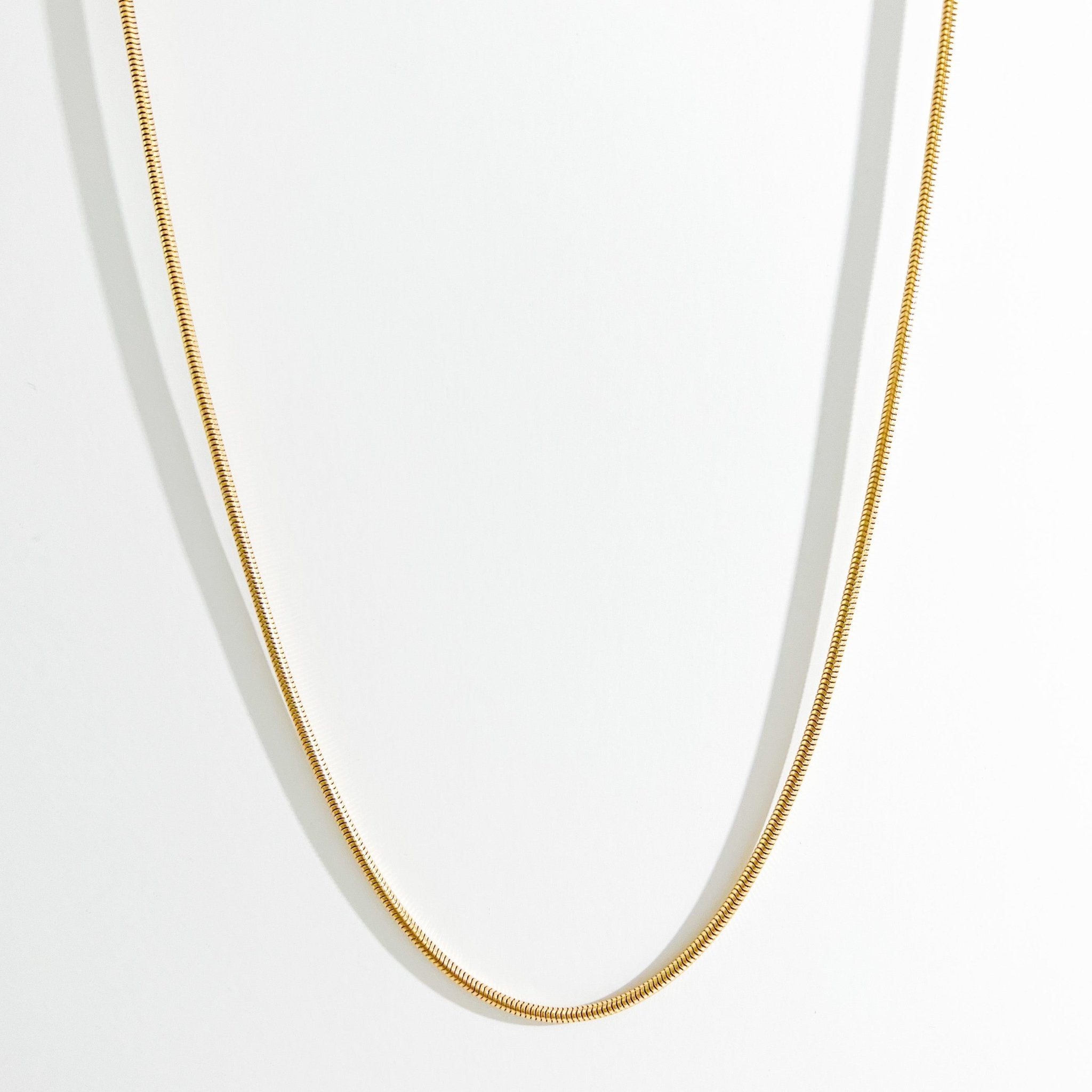 Alex Snake Chain Necklace (Unisex) - Flaire & Co.