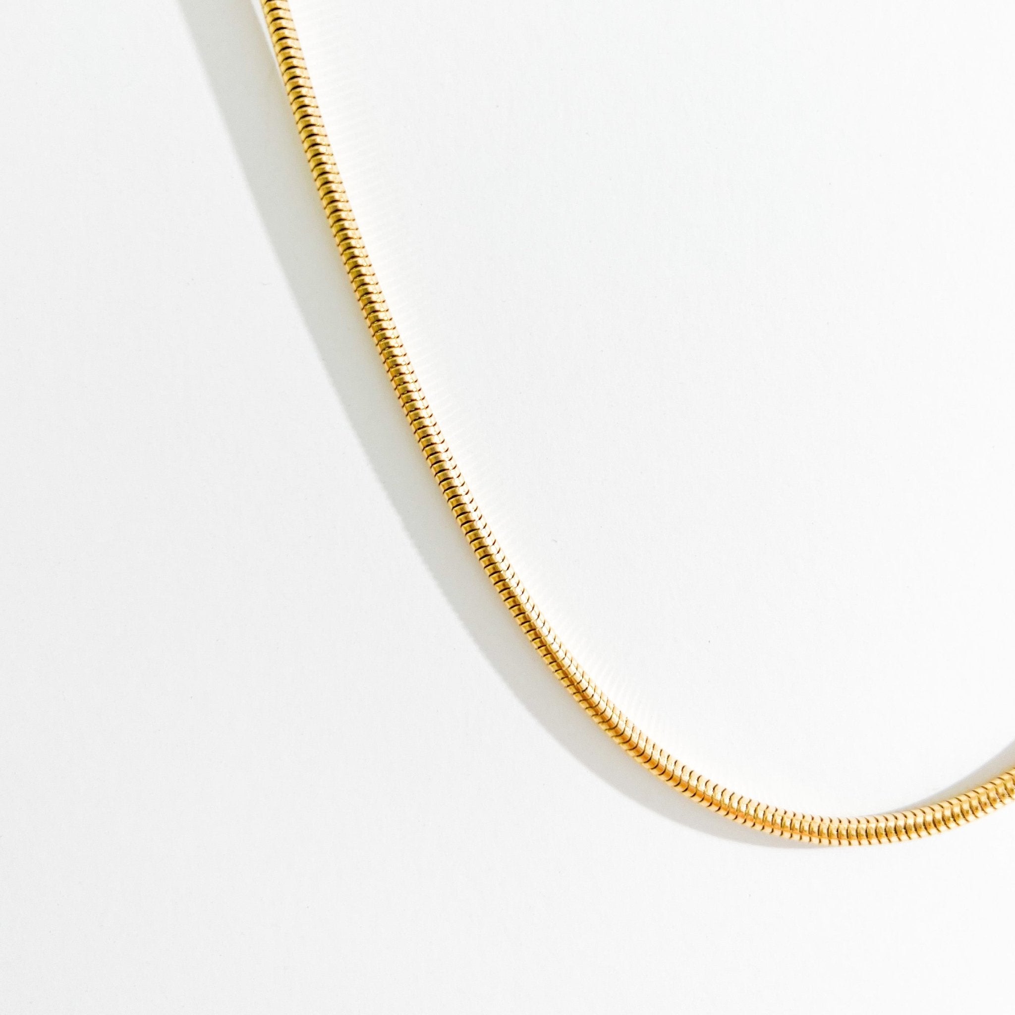 Alex Snake Chain Necklace (Unisex) - Flaire & Co.