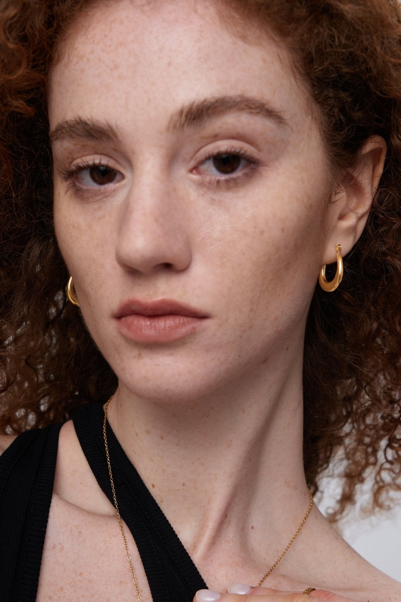 Alexandra Hoop Earrings (Greek Inspired Collection) - Flaire & Co.