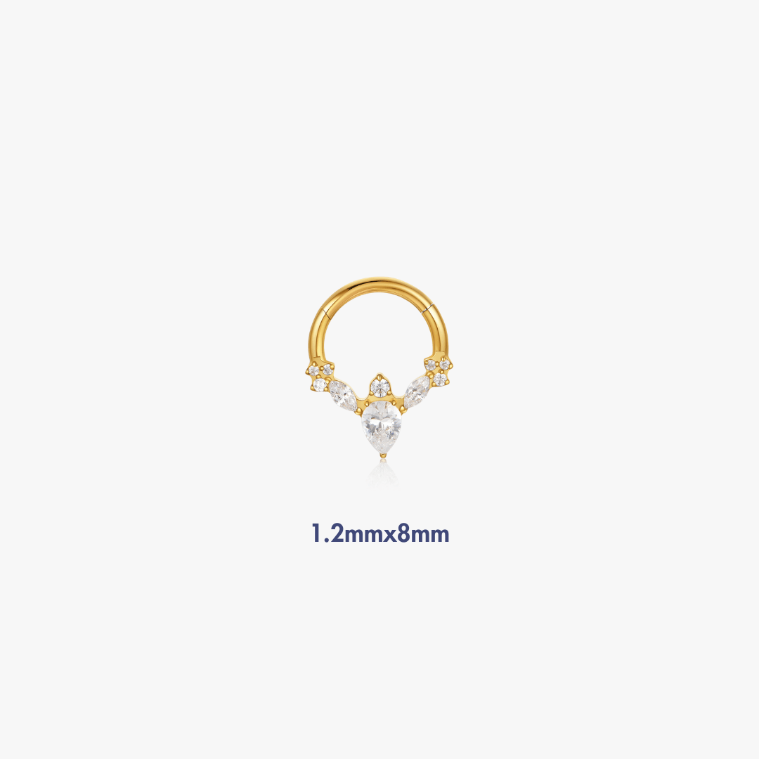 Alice Titanium Hoop (Single) - Flaire & Co.