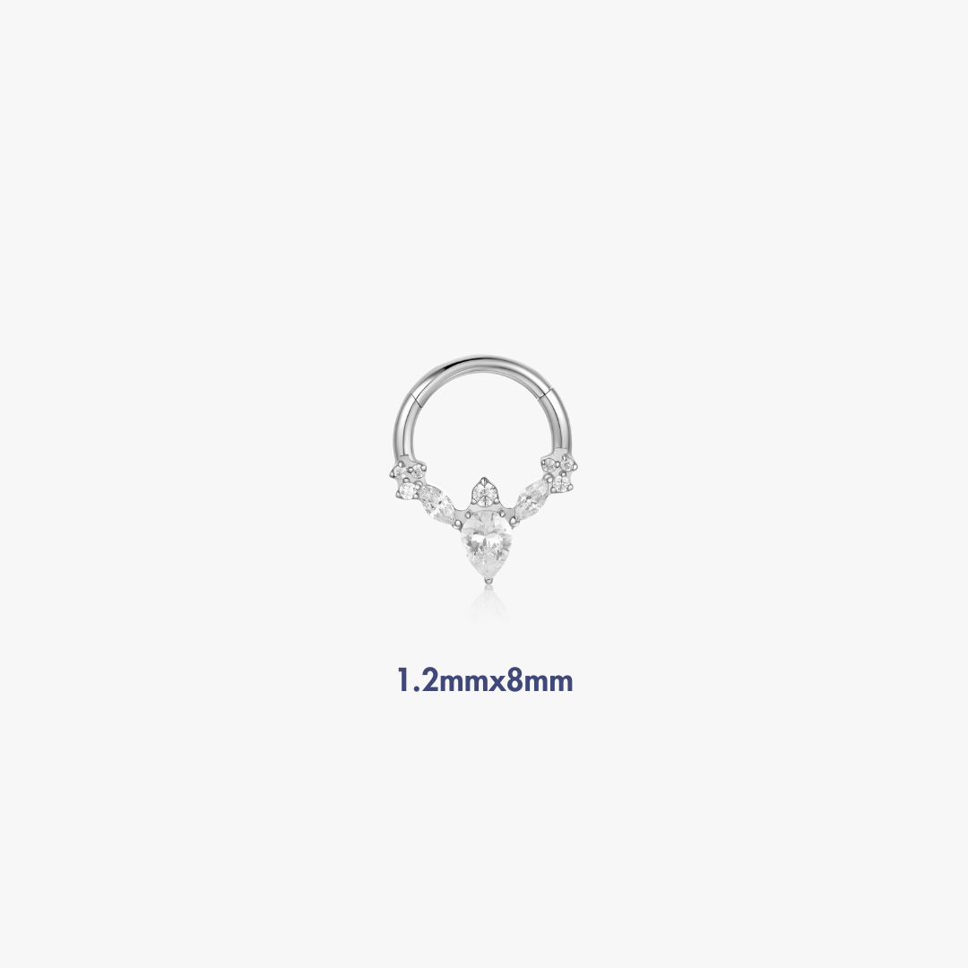 Alice Titanium Hoop (Single) - Flaire & Co.
