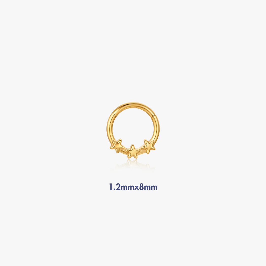 All Stars Titanium Hoop (Single) - Flaire & Co.