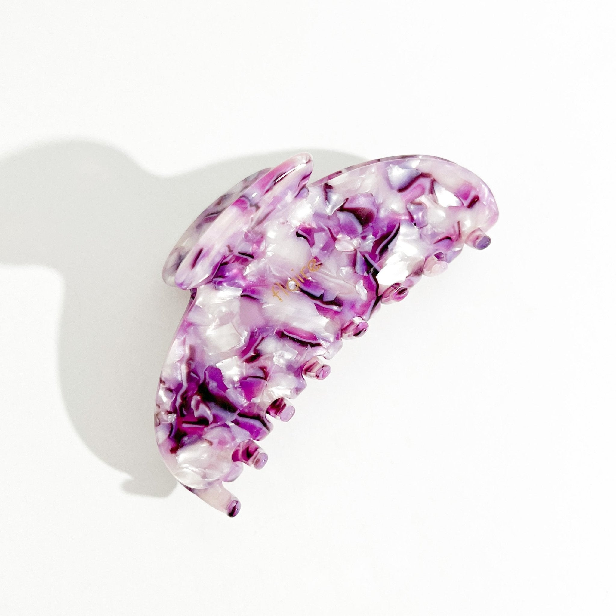 Amelia Claw Clip in Amethyst - Flaire & Co.