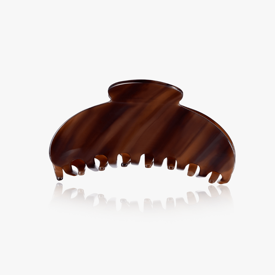 Amelia Claw Clip in Mocha (2 Sizes) - Flaire & Co.