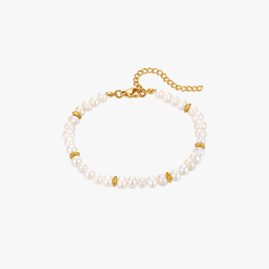 Athena Pearl Bracelet (Greek Inspired Collection) - Flaire & Co.