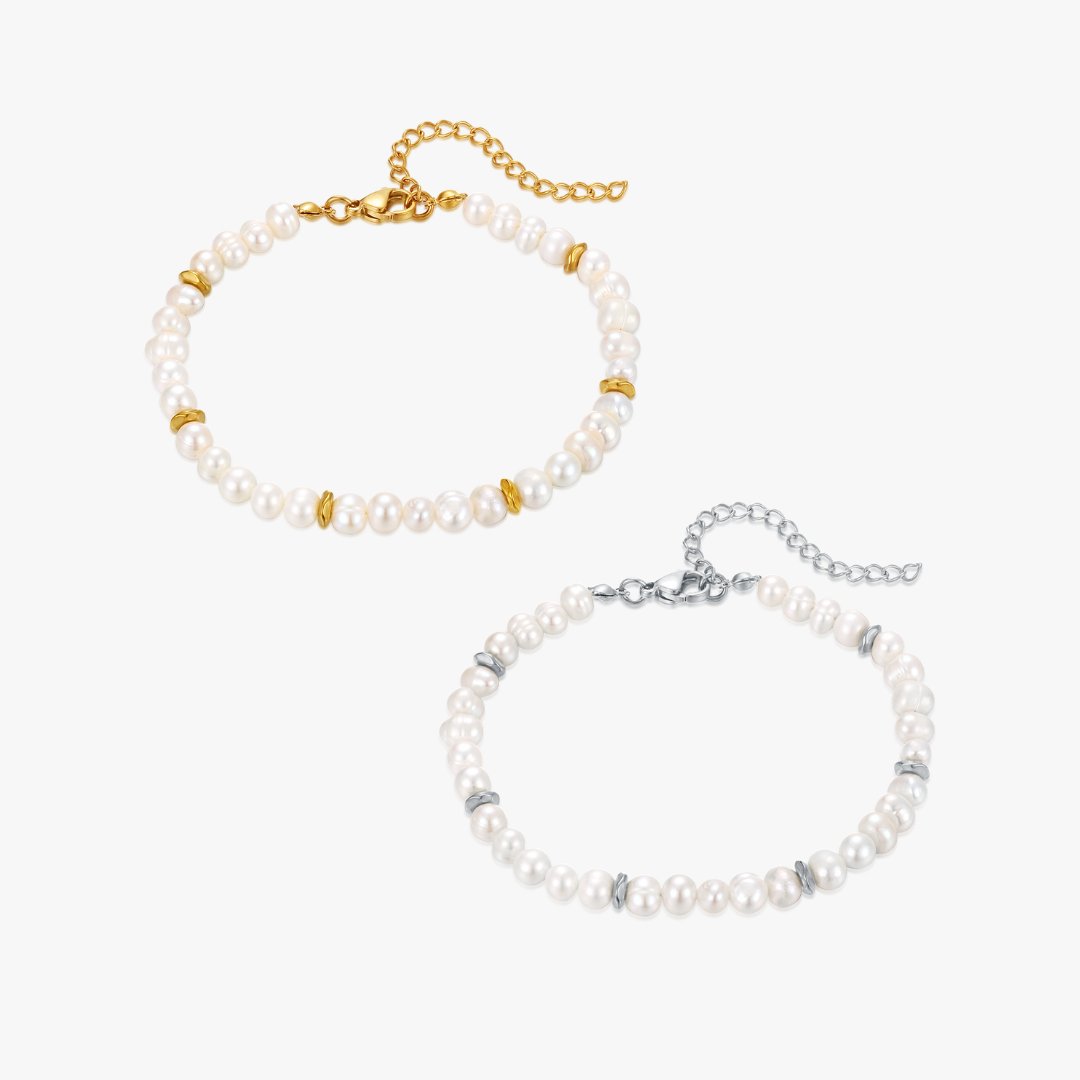 Athena Pearl Bracelet (Greek Inspired Collection) - Flaire & Co.