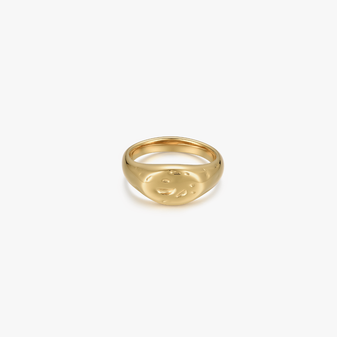 Aurea Organic Crater Ring - Flaire & Co.