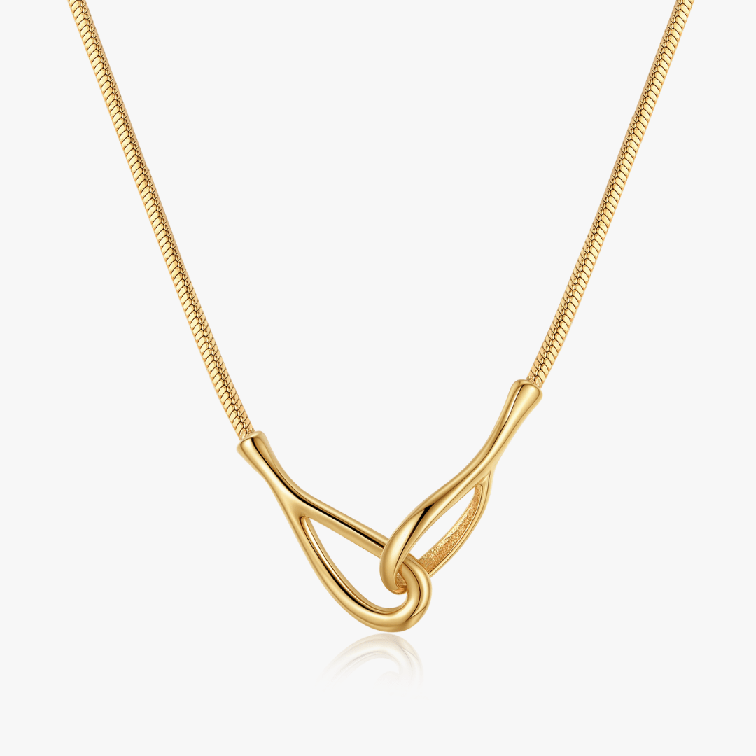 Ayla Intertwined Cuff Necklace - Flaire & Co.