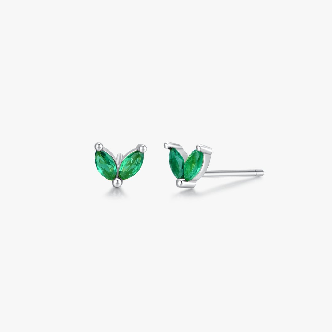 Baby Sprout Sterling Studs in Silver - Flaire & Co.