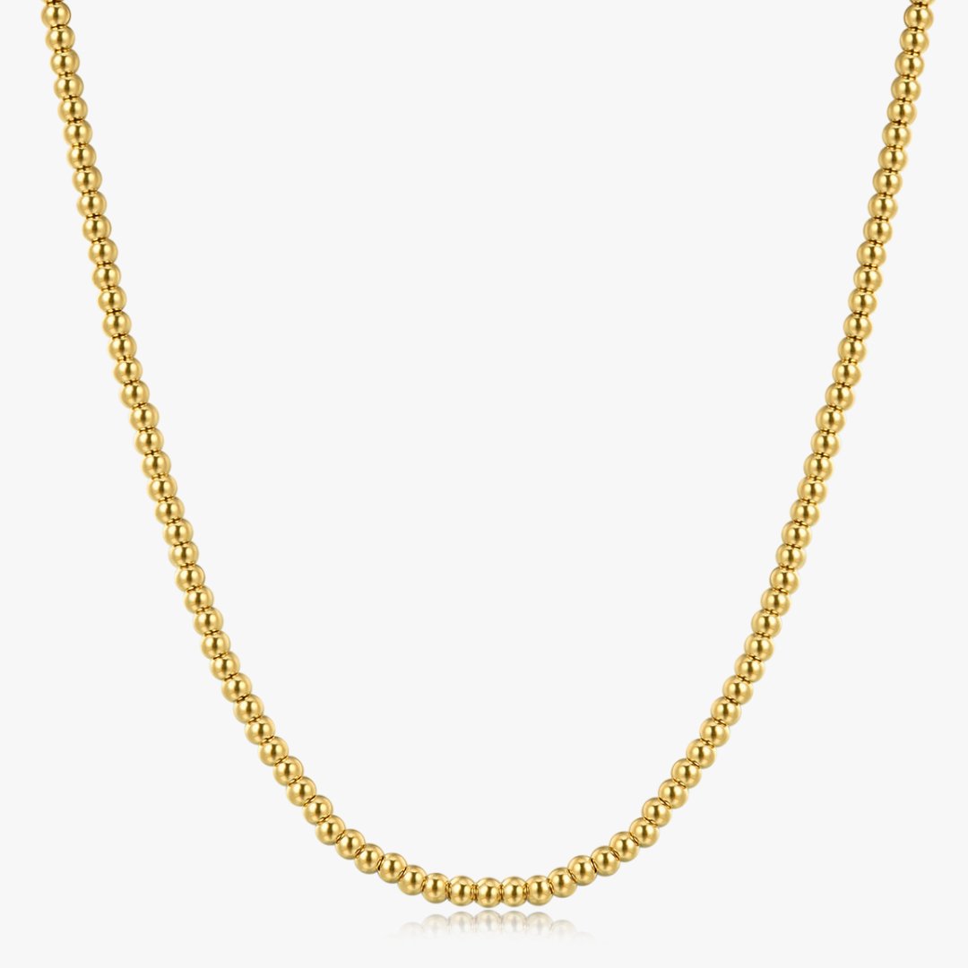 Beaded Gold Chain - Flaire & Co.