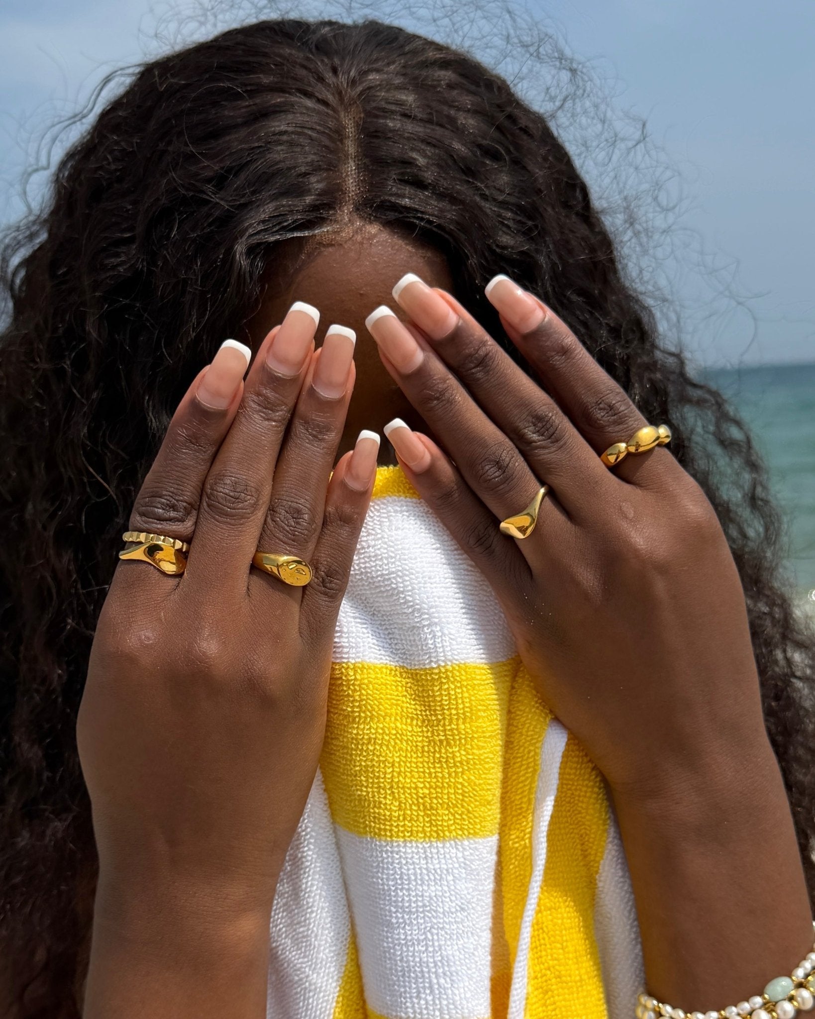 Bold Pebble Ring - Flaire & Co.