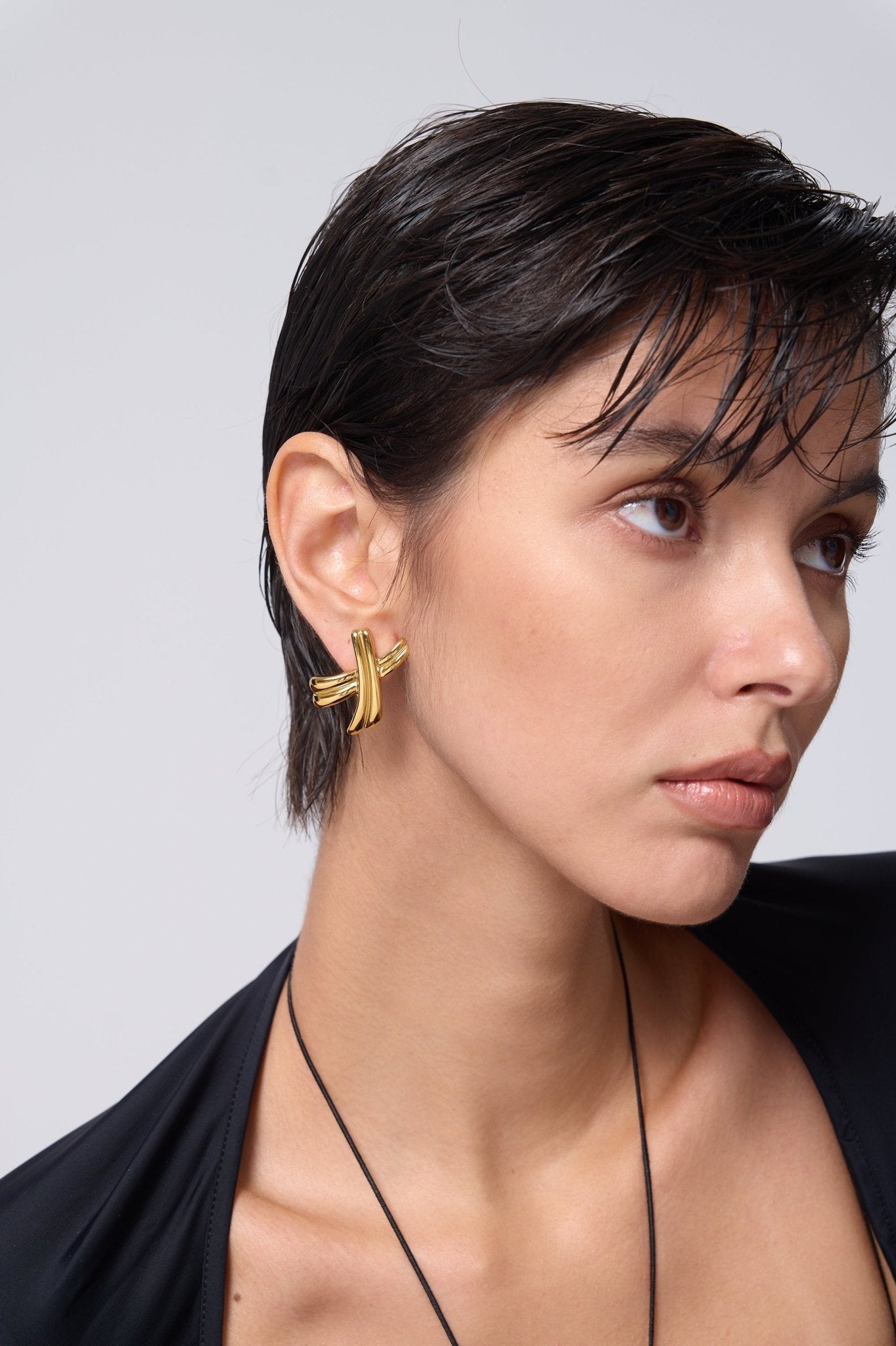 Bold X Earrings - Flaire & Co.