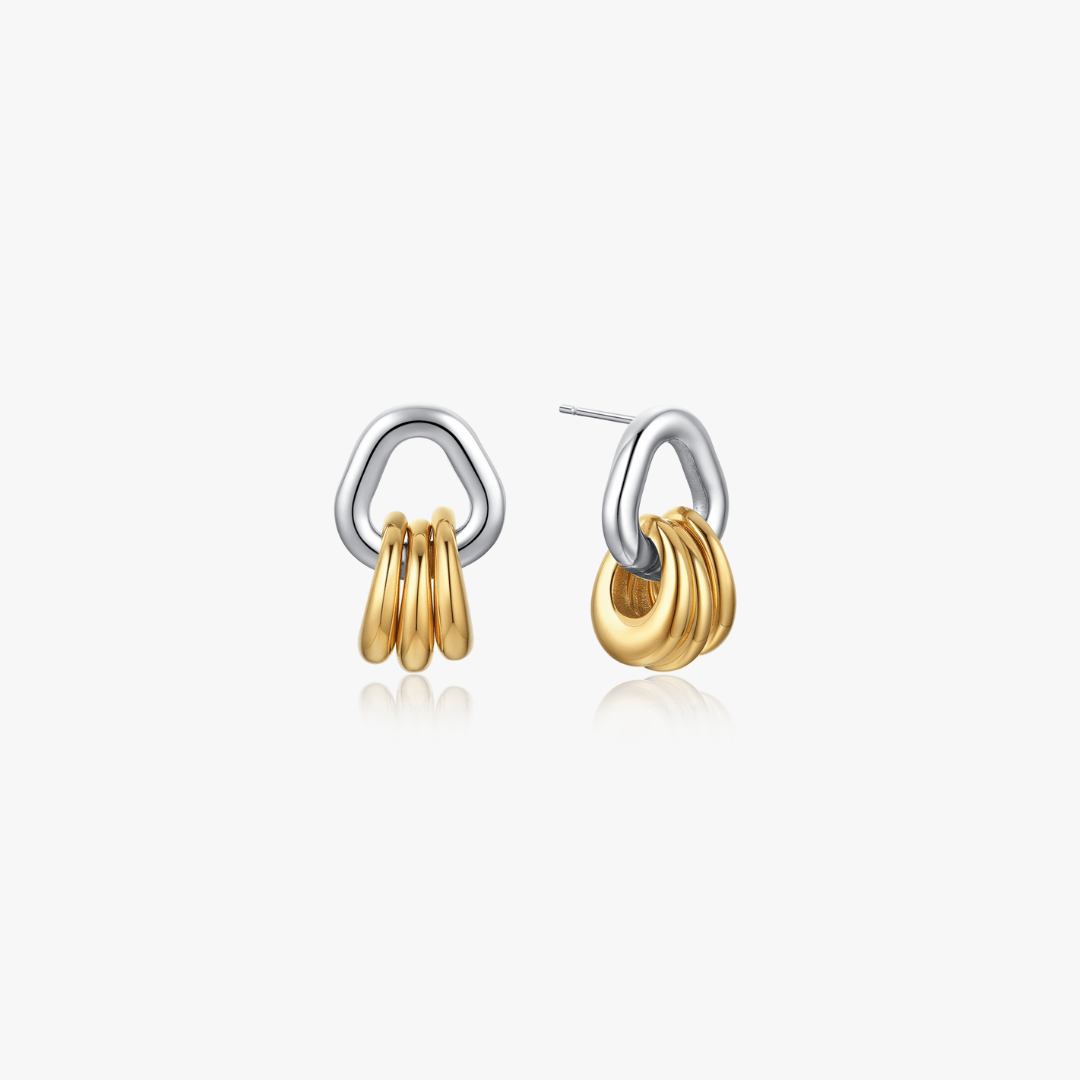 Briar Stacked Loops Earrings - Flaire & Co.