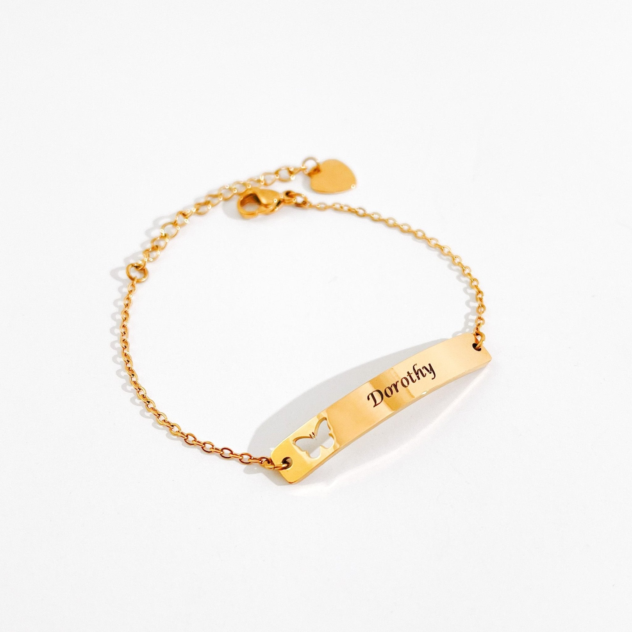 Butterfly Bar Bracelet in Gold + Silver - Flaire & Co.