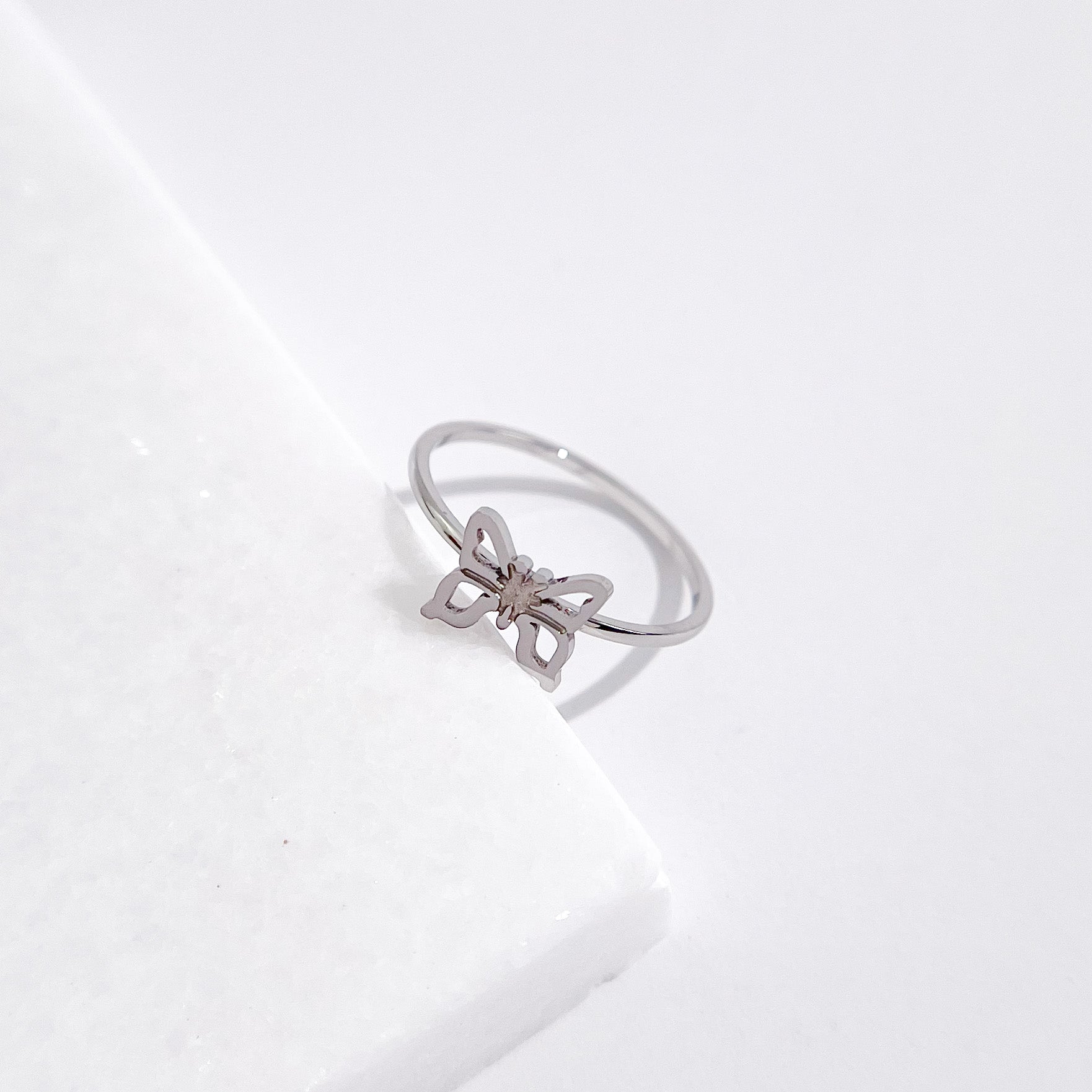 Butterfly Silver Ring - Flaire & Co.