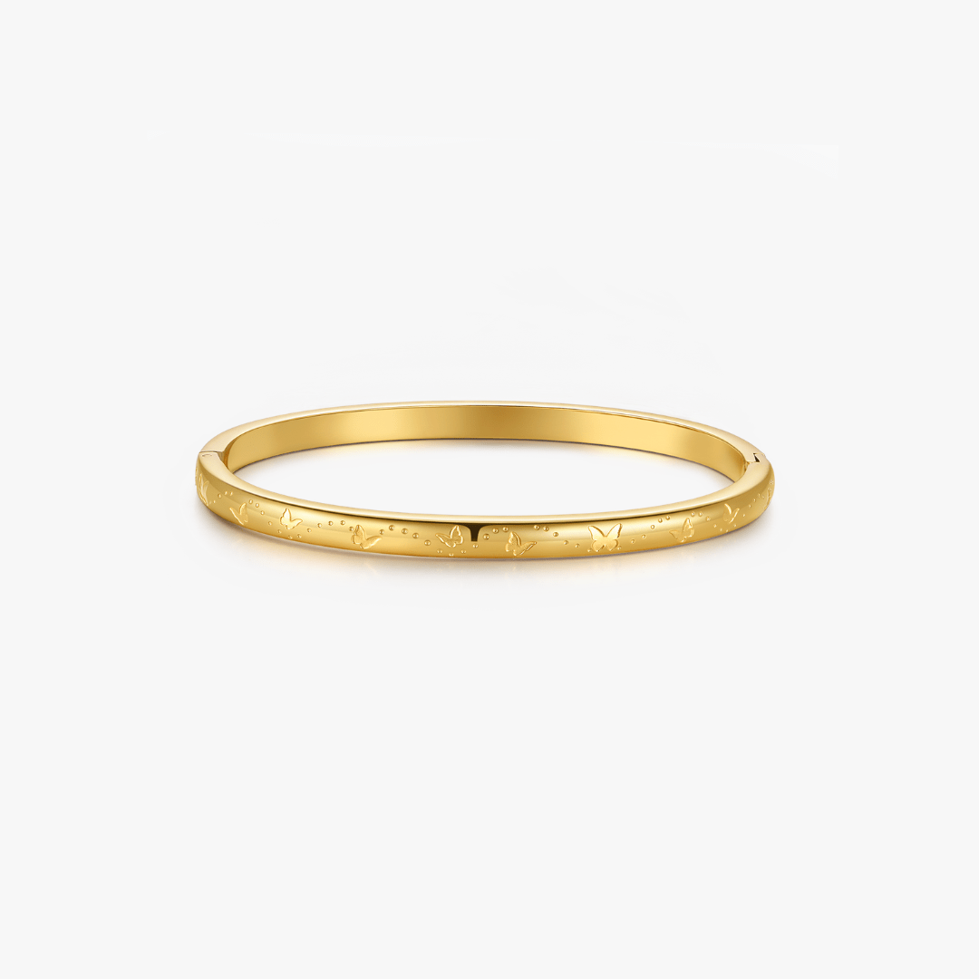 Butterfly Stacker Cuff Bangle Bracelet - Flaire & Co.