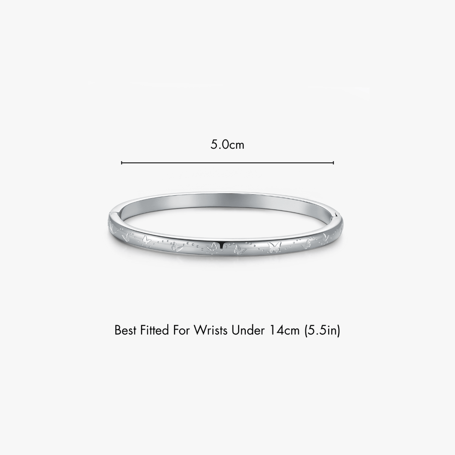 Butterfly Stacker Cuff Bangle Bracelet - Flaire & Co.