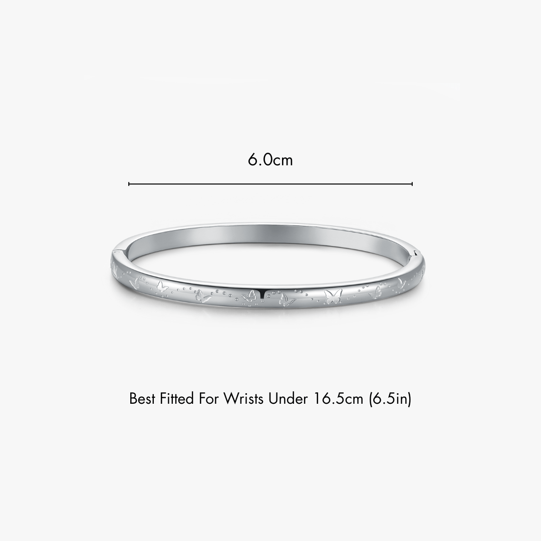 Butterfly Stacker Cuff Bangle Bracelet - Flaire & Co.