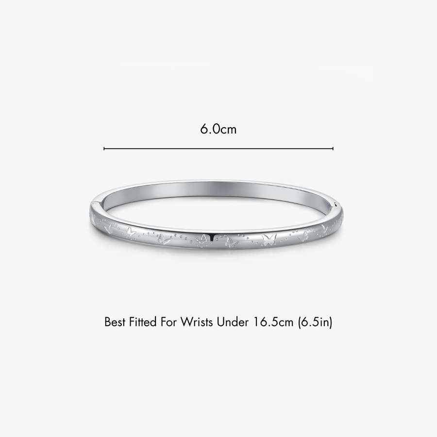 Butterfly Stacker Cuff Bangle Bracelet - Flaire & Co.