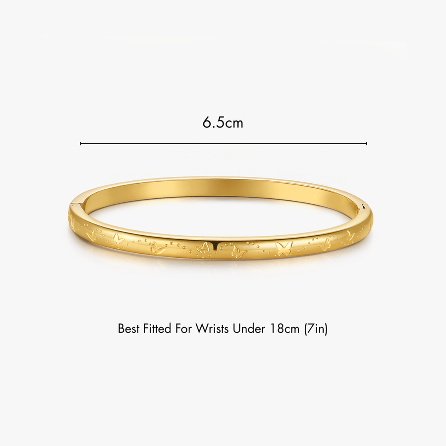 Butterfly Stacker Cuff Bangle Bracelet - Flaire & Co.
