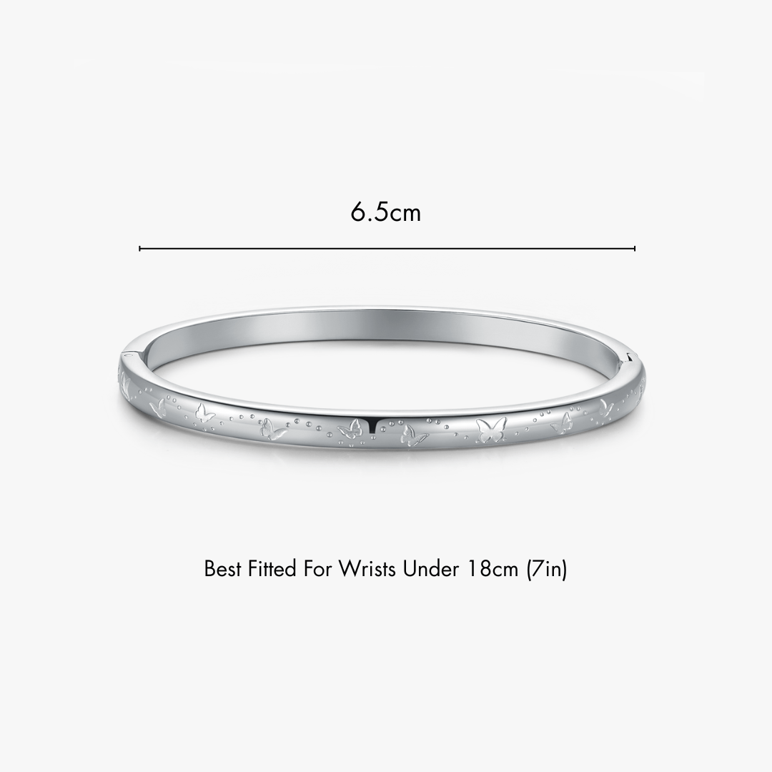 Butterfly Stacker Cuff Bangle Bracelet - Flaire & Co.
