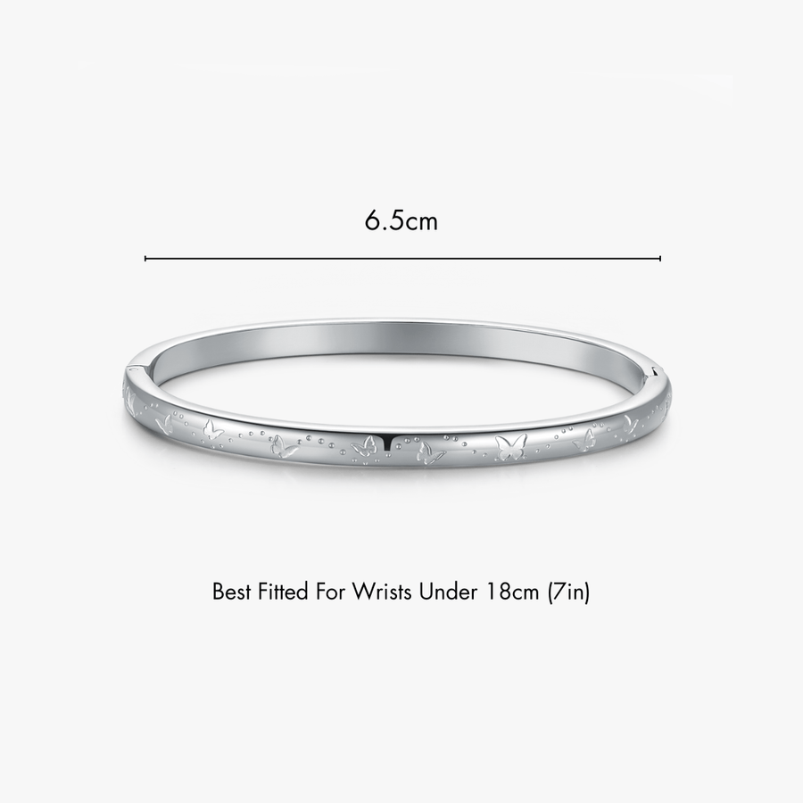 Butterfly Stacker Cuff Bangle Bracelet - Flaire & Co.