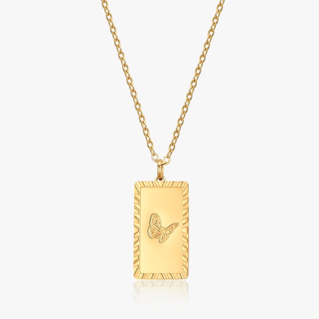 Butterfly Trio Necklace in Gold (Not A Set) - Flaire & Co.