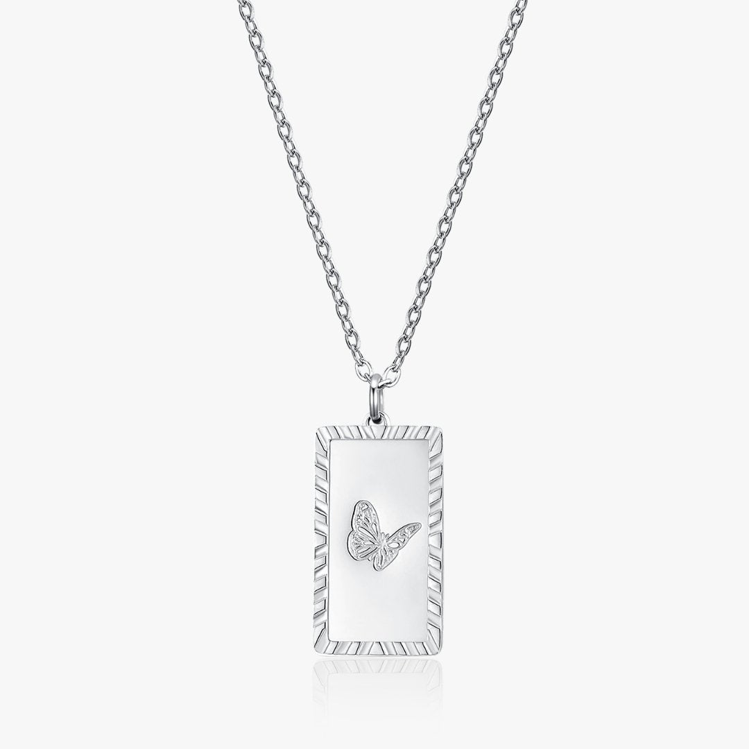 Butterfly Trio Necklace in Silver (Not A Set) - Flaire & Co.